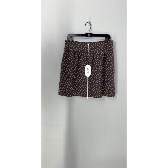 Ann Taylor LOFT Skirt Size 8 Polka Dot Pleats Short Mini School Work Party NWOT - Picture 13 of 16